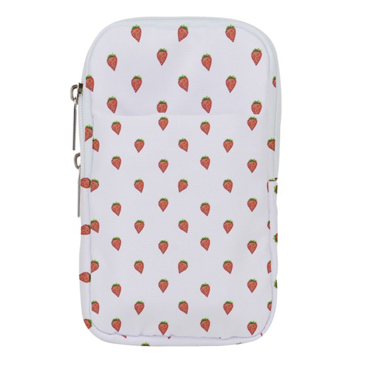 Cartoon Style Strawberry Pattern Waist Pouch (Large)