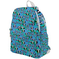 Cute Panda Bears Pattern Top Flap Backpack