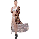 Pizza Pattern Maxi Chiffon Beach Wrap View1