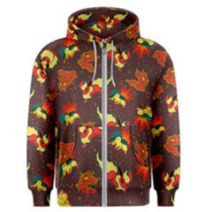 Fire Type Men s Zipper Hoodie