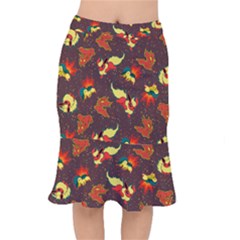 Fire Type Short Mermaid Skirt by Mezalola