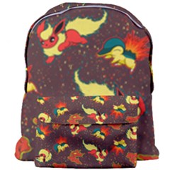 Fire Type Giant Full Print Backpack by Mezalola