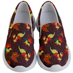 Fire Type Kids  Lightweight Slip Ons by Mezalola