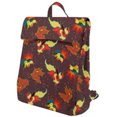 Fire Type Flap Top Backpack by Mezalola