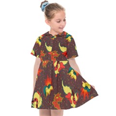 Fire Type Kids  Sailor Dress by Mezalola