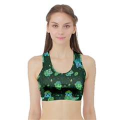 Grass Love Sports Bra With Border by Mezalola