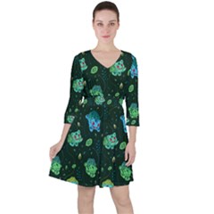 Grass Love Ruffle Dress by Mezalola