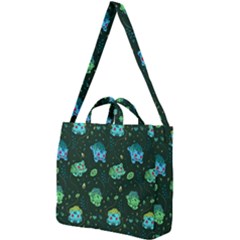 Grass Love Square Shoulder Tote Bag by Mezalola