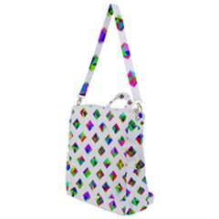 Rainbow Lattice Crossbody Backpack by Mariart