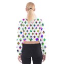 Rainbow Lattice Cropped Sweatshirt View2