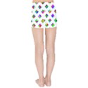 Rainbow Lattice Kids  Sports Shorts View2