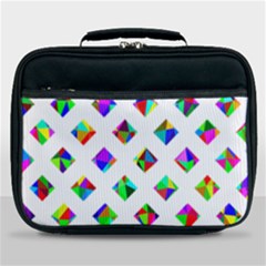 Rainbow Lattice Lunch Bag by Mariart