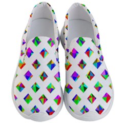 Rainbow Lattice Men s Lightweight Slip Ons