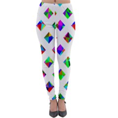 Rainbow Lattice Lightweight Velour Leggings