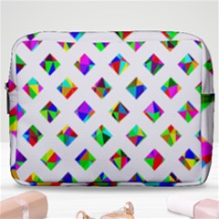 Rainbow Lattice Make Up Pouch (large)