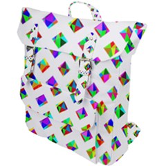 Rainbow Lattice Buckle Up Backpack