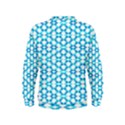 Fabric Geometric Aqua Crescents Kids  Sweatshirt View2