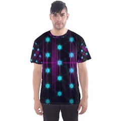 Sound Wave Frequency Men s Sports Mesh Tee