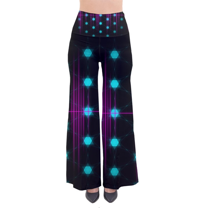 Sound Wave Frequency So Vintage Palazzo Pants