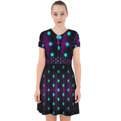 Sound Wave Frequency Adorable In Chiffon Dress