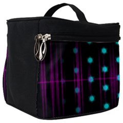 Sound Wave Frequency Make Up Travel Bag (big) by HermanTelo