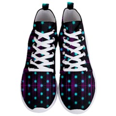 Sound Wave Frequency Men s Lightweight High Top Sneakers