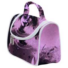 Sad Doll Pink Glow Satchel Handbag by snowwhitegirl