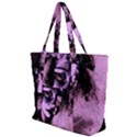 Sad Doll Pink Glow Zip Up Canvas Bag View1