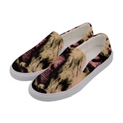 Ghostly Doll Women s Canvas Slip Ons by snowwhitegirl