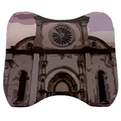 Cathedral Velour Head Support Cushion by snowwhitegirl