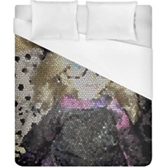 Cat Ears Doll Stained Glass Duvet Cover (california King Size) by snowwhitegirl