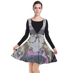 Cat Ears Doll Stained Glass Plunge Pinafore Dress