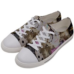 Cat Ears Doll Stained Glass Women s Low Top Canvas Sneakers by snowwhitegirl