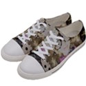 Cat Ears Doll Stained Glass Women s Low Top Canvas Sneakers View2