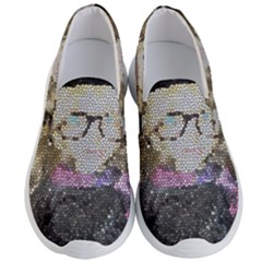 Cat Ears Doll Stained Glass Men s Lightweight Slip Ons by snowwhitegirl