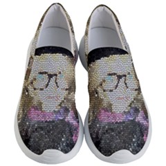 Cat Ears Doll Stained Glass Women s Lightweight Slip Ons by snowwhitegirl