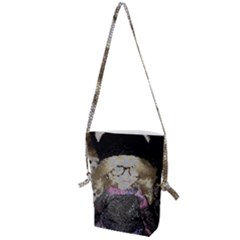 Cat Ears Doll Stained Glass Folding Shoulder Bag by snowwhitegirl