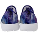 Blue purple ink                     Kids  Slip On Sneakers View4