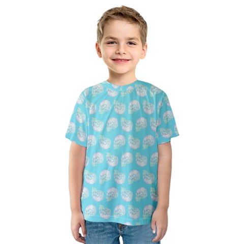 Glitched Candy Skulls Kids  Sport Mesh Tee by VeataAtticus