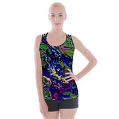 3d Colorful Texture 2                      Criss Cross Back Tank Top