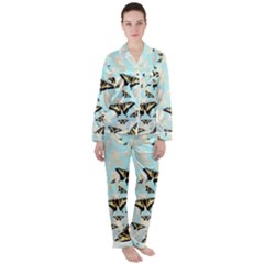 Follow - By Larenard Studios Satin Long Sleeve Pyjamas Set by LaRenard