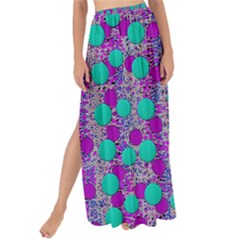 Happy Days Of Free  Polka Dots Decorative Maxi Chiffon Tie-up Sarong by pepitasart