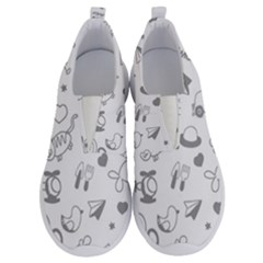 Children Drawings Baby Fish Cat No Lace Lightweight Shoes by Wegoenart