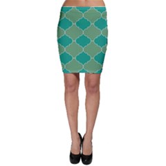 Tiles Arabesque Ottoman Bath Bodycon Skirt by Wegoenart