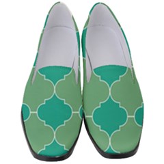 Tiles Arabesque Ottoman Bath Women s Classic Loafer Heels by Wegoenart