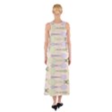 Spoon Pattern Illustrator Green Sleeveless Maxi Dress View2