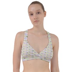 Spoon Pattern Illustrator Green Sweetheart Sports Bra by Wegoenart