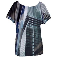 Architecture Frankfurt Reflection Women s Oversized Tee by Wegoenart