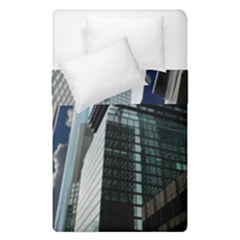 Architecture Frankfurt Reflection Duvet Cover Double Side (single Size) by Wegoenart