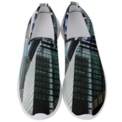 Architecture Frankfurt Reflection Men s Slip On Sneakers by Wegoenart